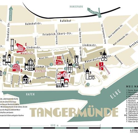Toepferhof 1 Apartment Tangermuende Luaran gambar