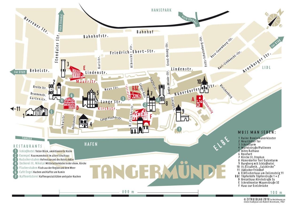 Toepferhof 1 Apartment Tangermuende Luaran gambar